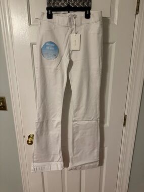 Cello White Flare Pull-On Jeans